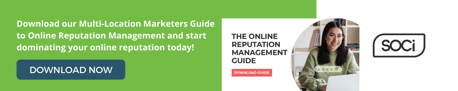 CTA for the Online Reputation Management Guide for Restaurant Brands