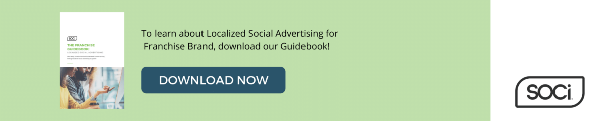 Franchise Guidebook for Localized Social Advertising CTA