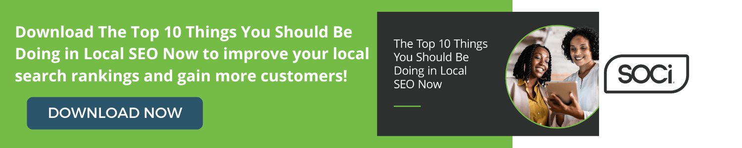 The Top 10 Things You Should Be Doing in Local SEO Now, Updated 2023 - Short CTA, download button